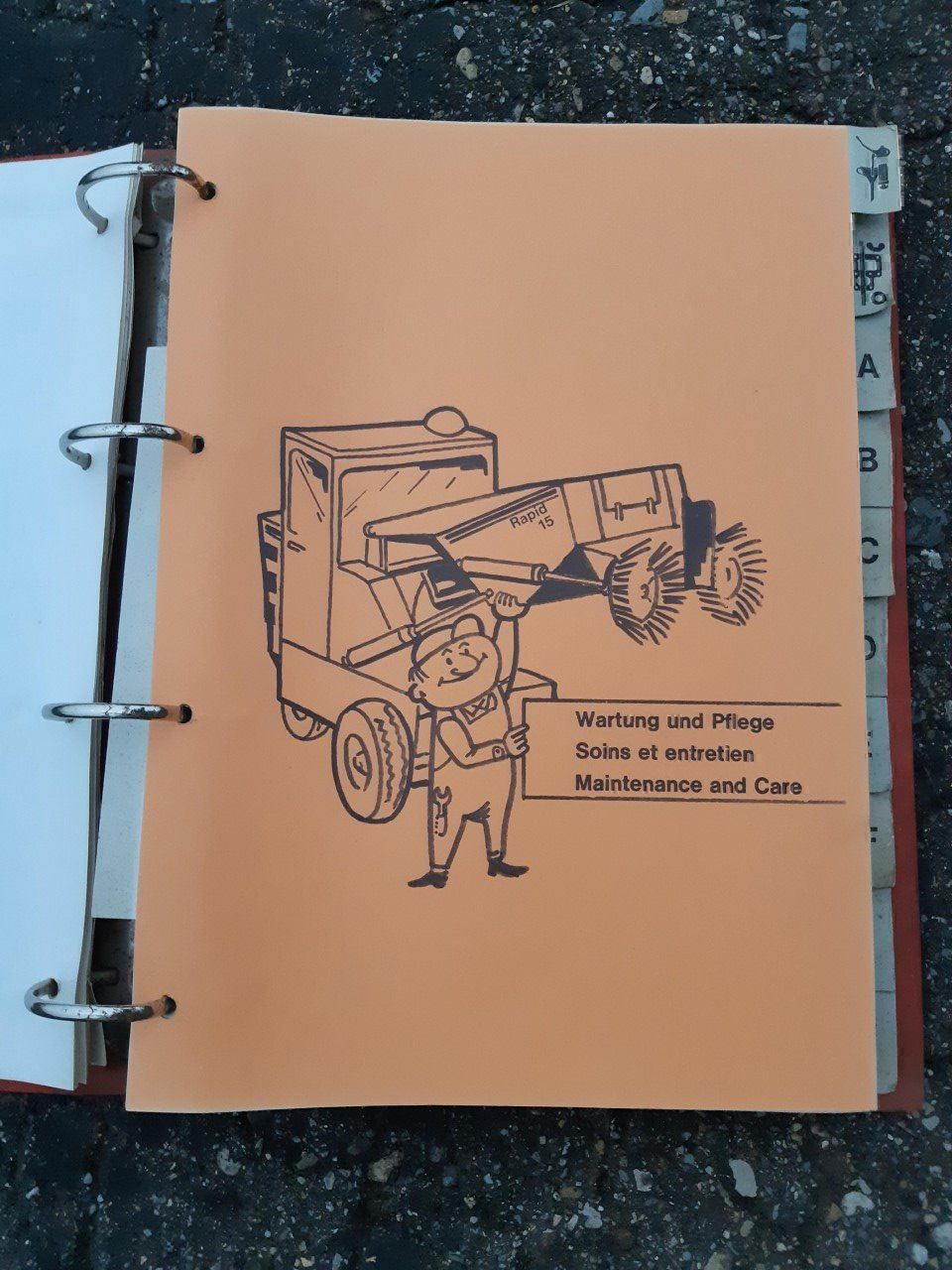 Trattori: Rapid 15 Wischmaschine Werkstatthandbuch – Usato da Dürnten venduto da Bachtel84 2