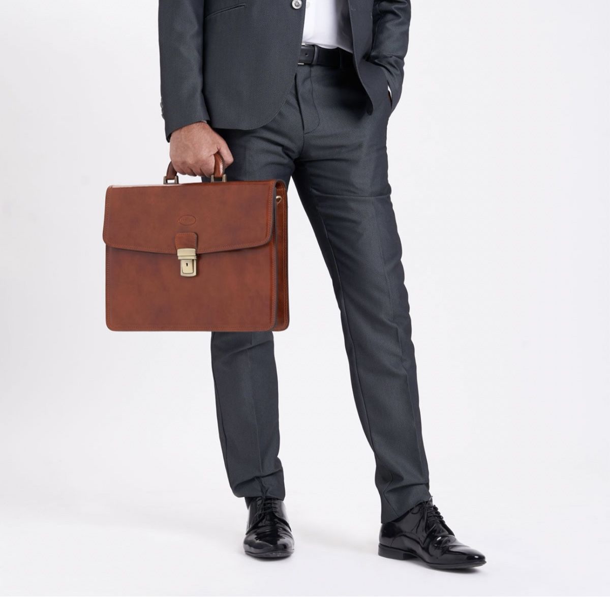 Valigie & Borse: Aktentasche aus Leder Manfredi – Nuovo e nell'imballaggio originale da Wittenbach venduto da WWW.DRILUBAGS.CH 1