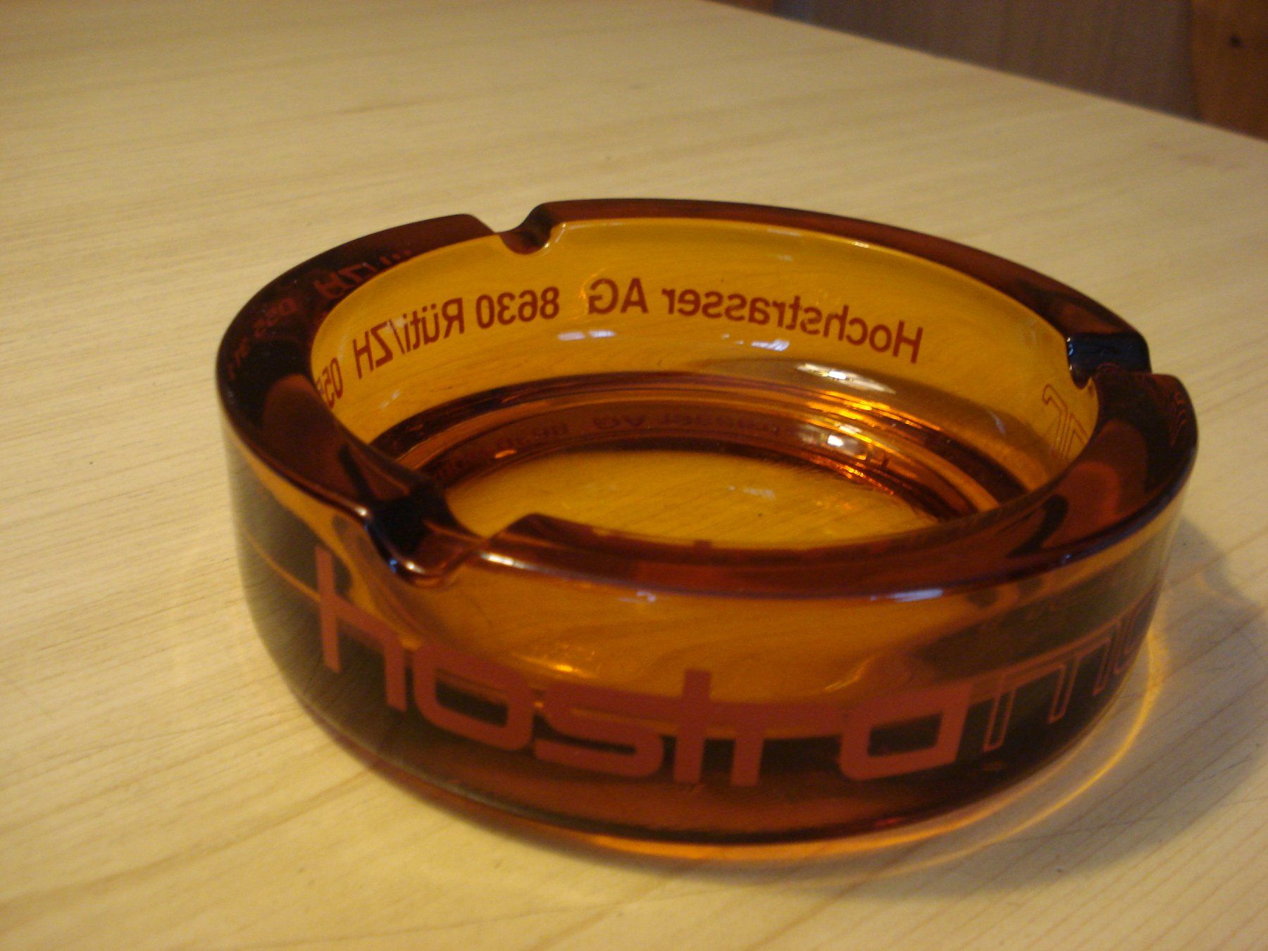 Portacenere: Grosser Aschenbecher (Glas), neu – Nuovo (secondo la descrizione) da Unteriberg venduto da gamswild 1