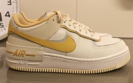 Nike Air Force 1 Shadow gelb weiss wie neu Gr. 42
