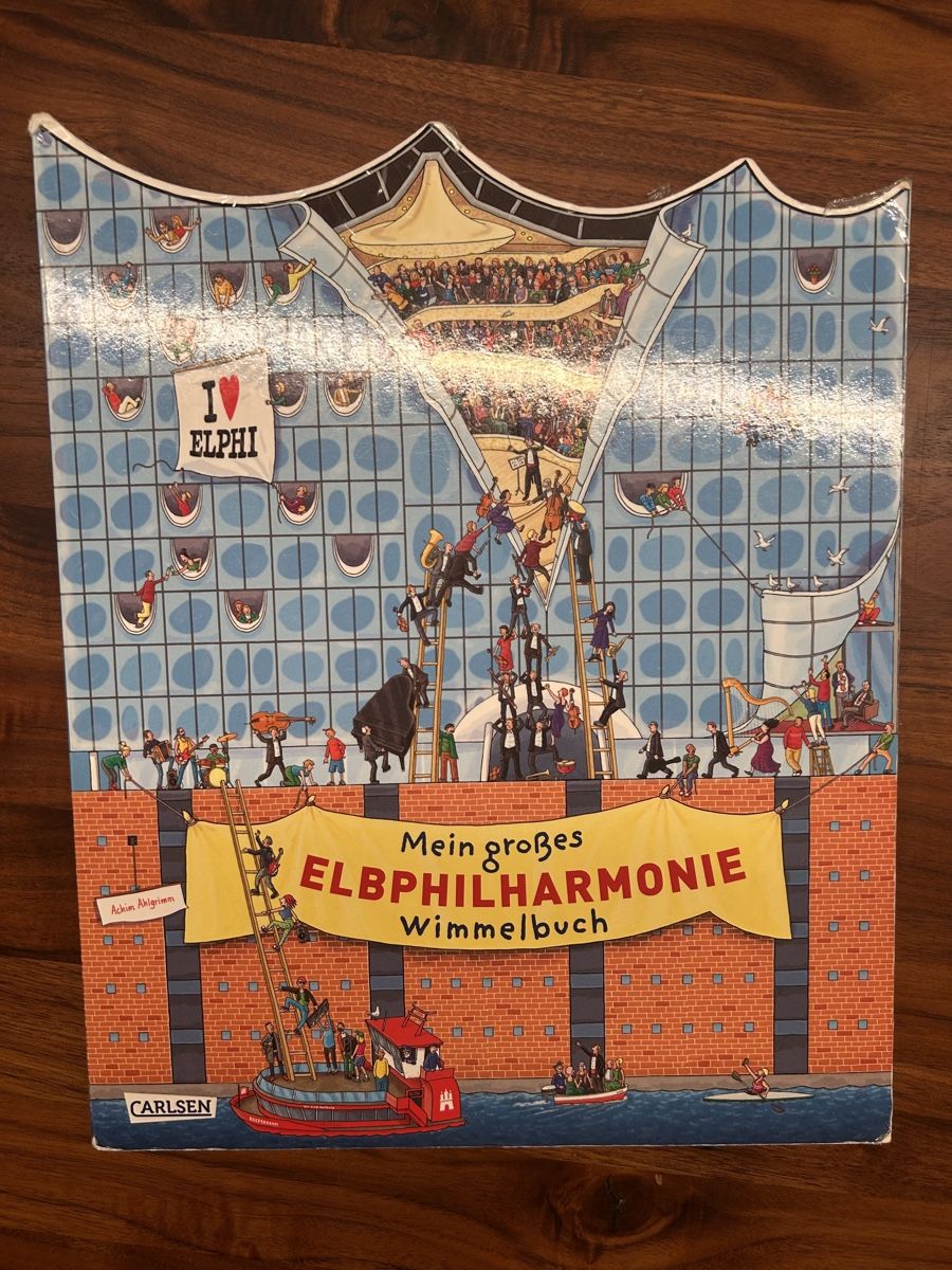 Libri: Elbphilharmonie Wimmelbuch, Carlsen – Usato da Dübendorf venduto da mimamedusa