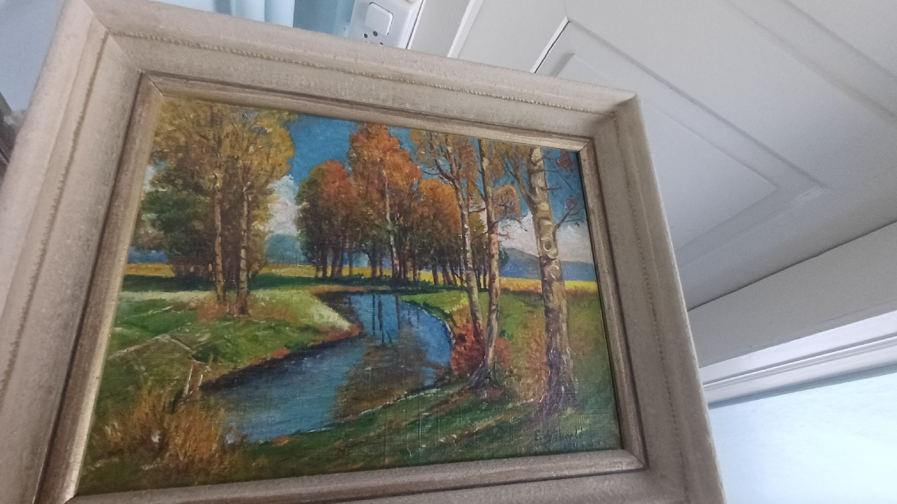 Tableaux: Schönes Landschaftsbild Handgemalt – D'occasion à Flawil par Pinkmalibu 1