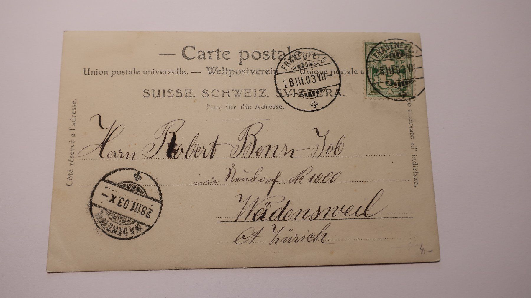 Cartoline postali: Photo ancienne 1903 – Usato da Cormoret venduto da Pascalll2001 5