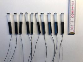 10 selbstblinkende LED Leuchten mit Farbwechsel