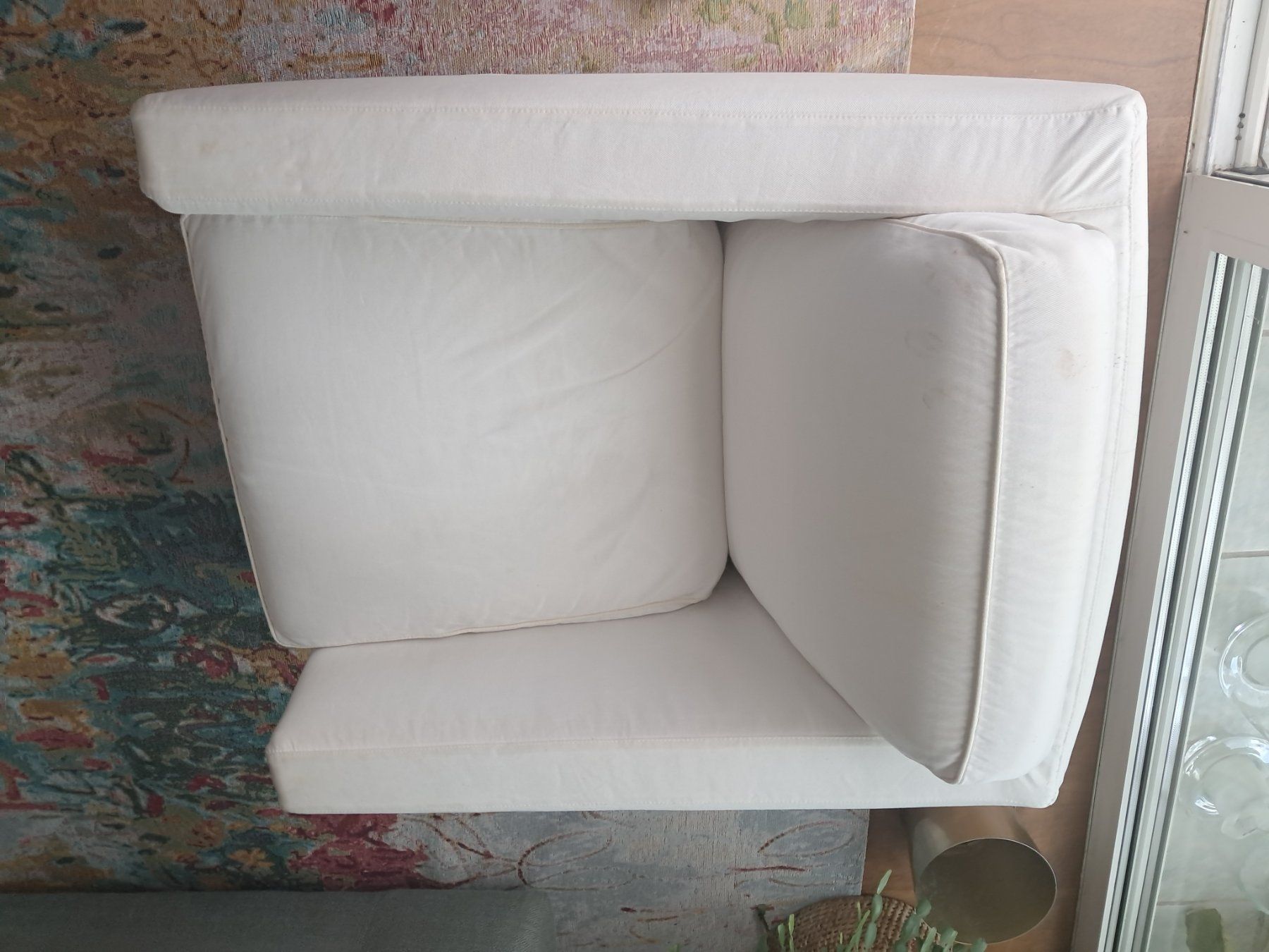 Flexform Poltrone: Zwei Fauteuils "Flexform", weiss, Bezug abnehmbar, wie neu – Usato da Fällanden venduto da Exito1953 9