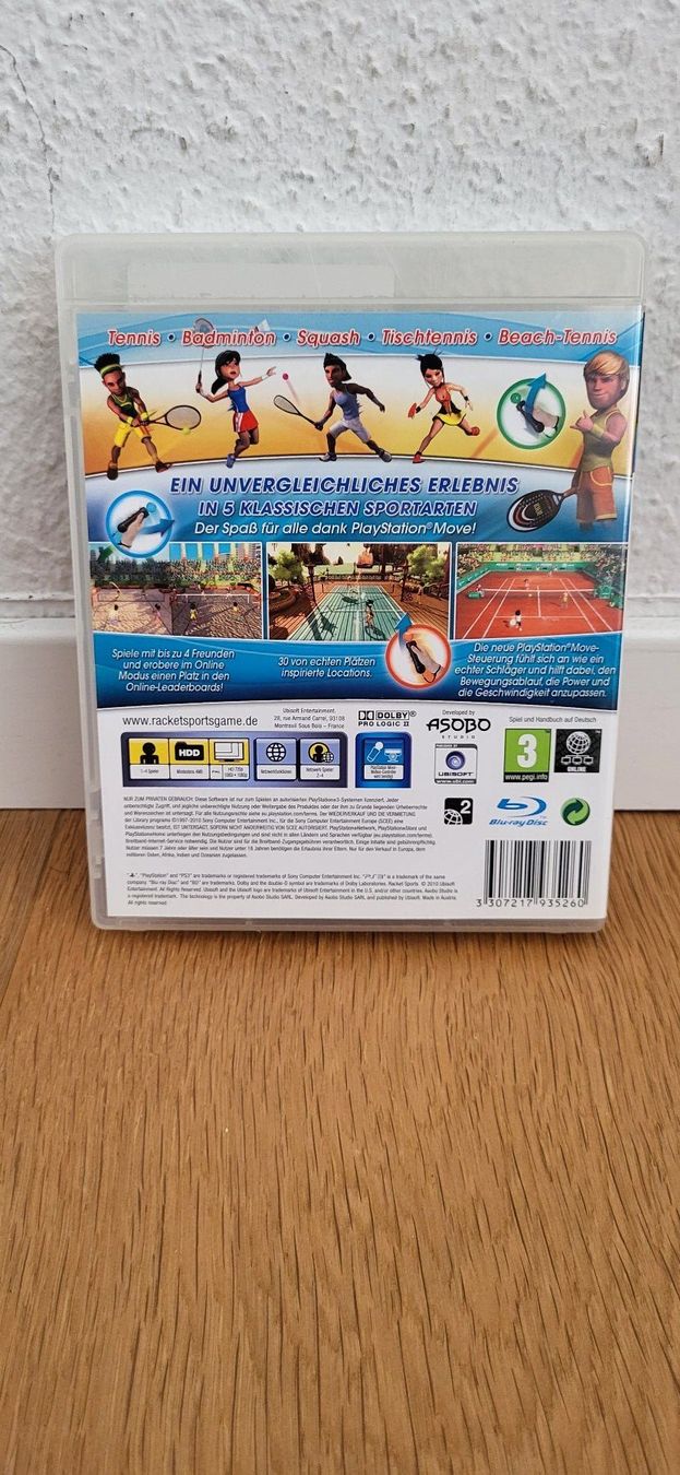 Sony Giochi: PS 3 - Racket Sports – Usato da Münsingen venduto da DigitaleSpielecke 1