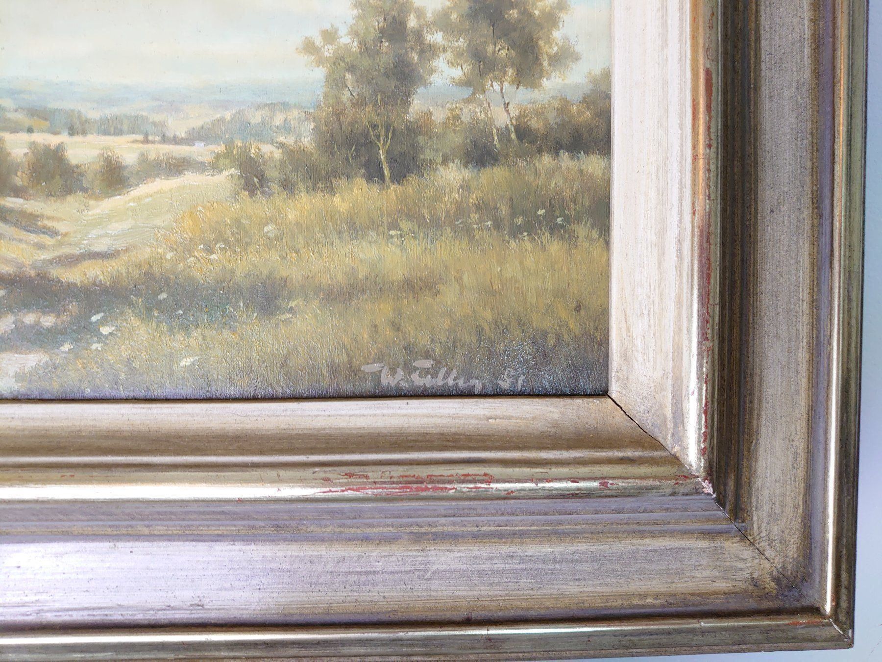 Gemälde: Landschaftsbild W. Feller 1951 – Gebraucht aus Zürich von mobilix 1