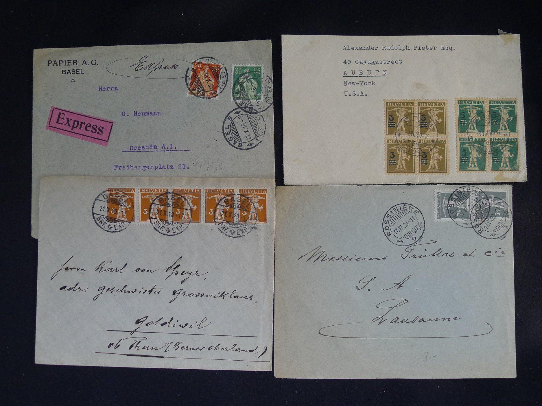 Alle Briefmarken: 20 Briefe oder Karten mit mehr Farben Frankatur – Gebraucht aus Dagmersellen von wyss1982 5