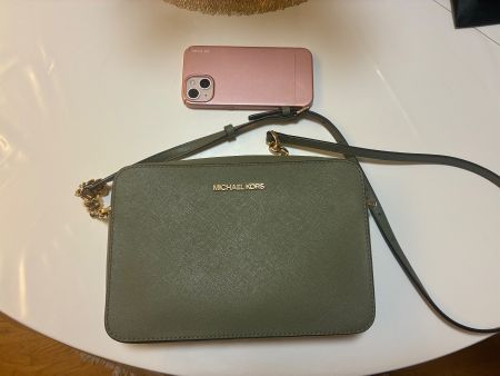 Borsa Michael Kors verde donna usata