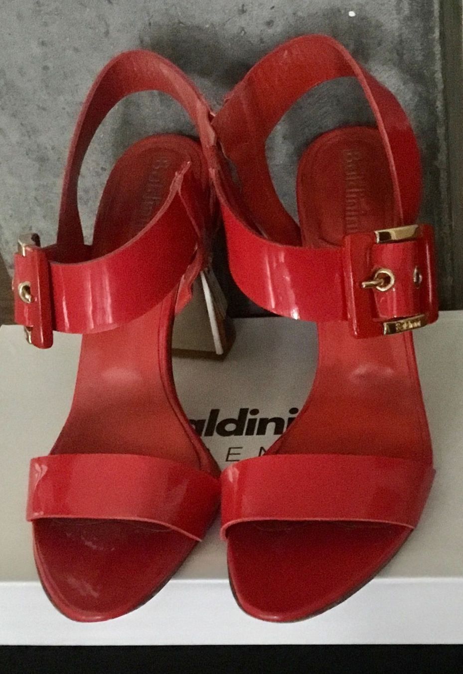 Scarpe da donna: BALDININI red sandals – Usato da Basel venduto da 18Inspiration 2