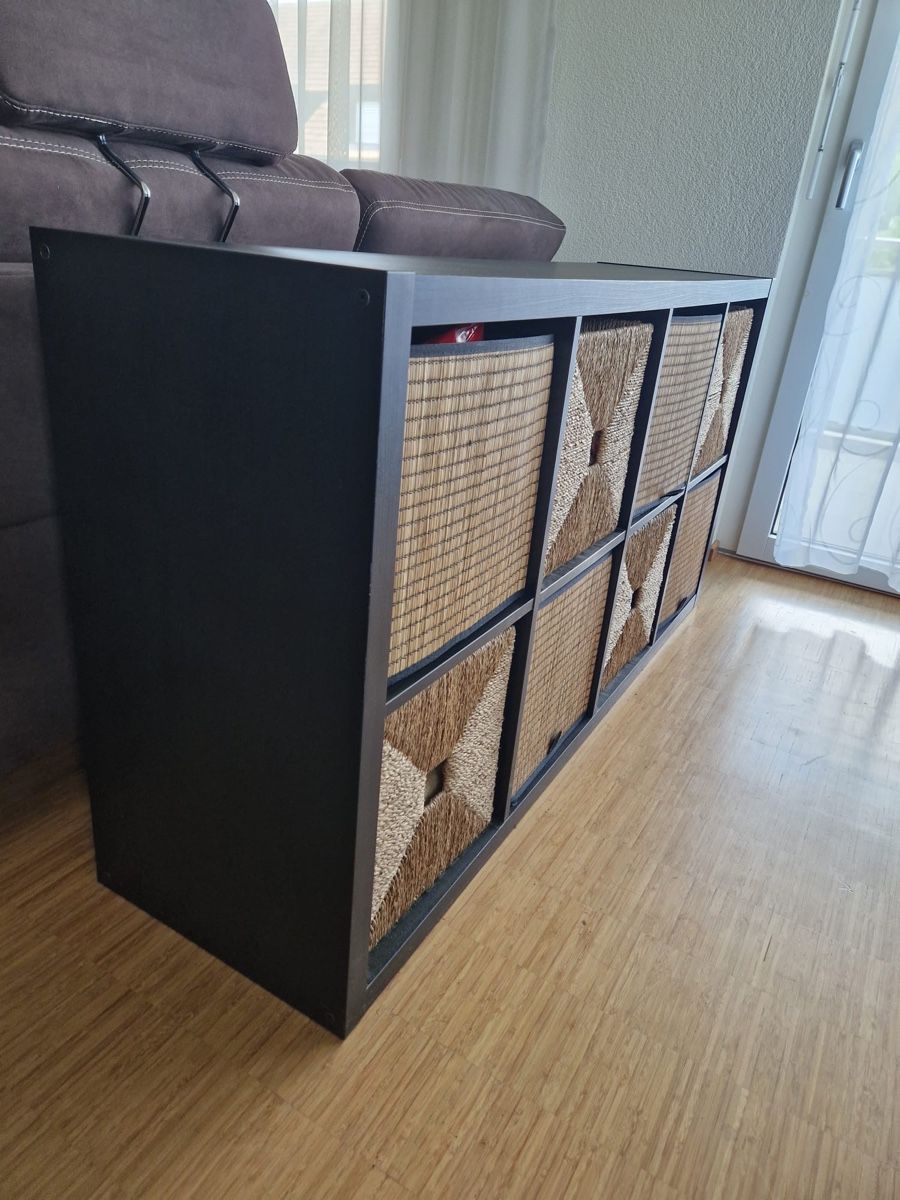 Cassettiere: Grosses Kallax Regal/Möbel mit 8 Körben – Usato da Arbon venduto da lua_sl9k 1