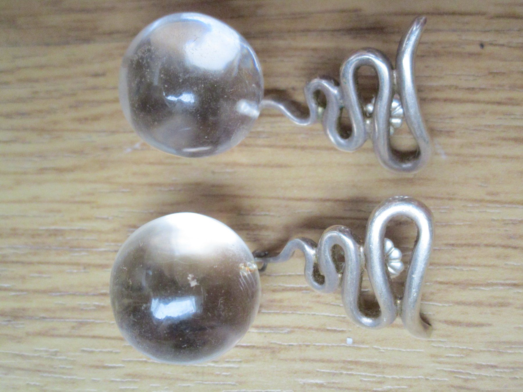 Boucles d'oreille: Ohrhänger mit Kunststoffkugel  Silber 925 – D'occasion à Heimberg par Lupo57 1