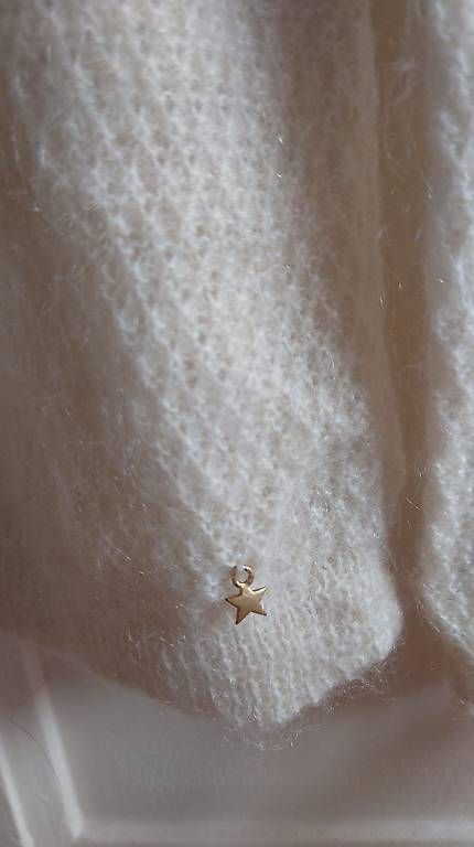 Maglioni & Felpe: Pull blanc doré maille en laine Des petits hauts – Usato da Lausanne venduto da kit_7j6s 2