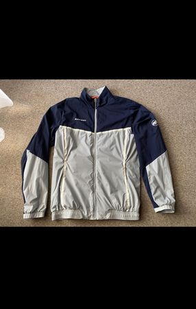 Neue Mammut Jacke, Herren, Grösse M, grau / blau