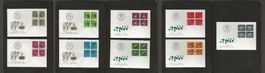 Schweiz Pro Patria FDC Viererblock Serie 1980 1985