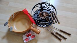 Komplettes Raclette mit Teller