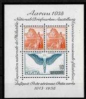 1938, W11**, Block Aarau postfrisch + einwandfrei (14526)