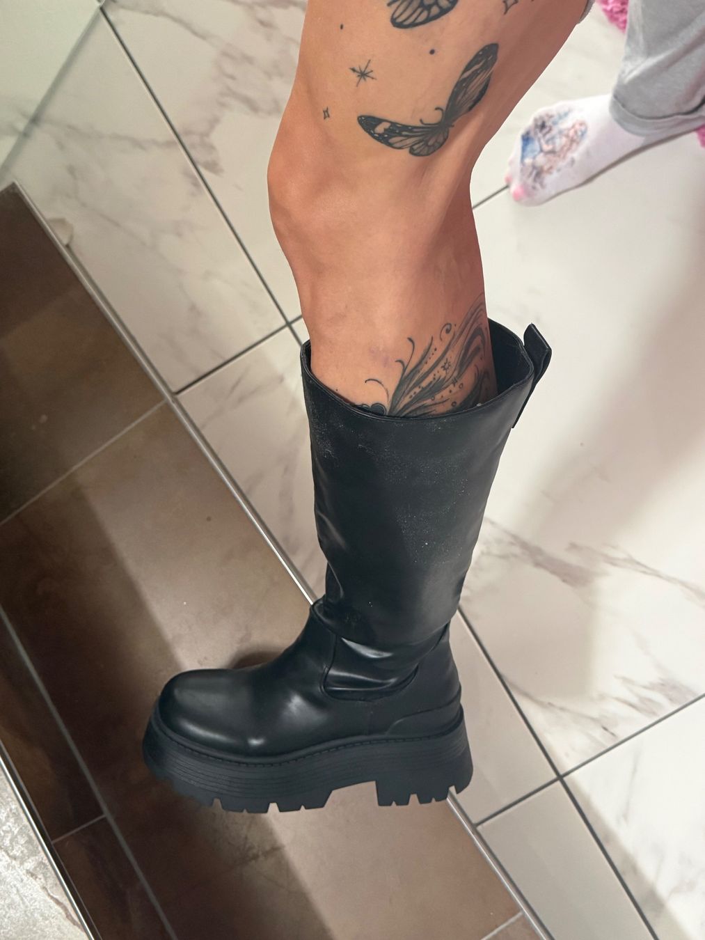 Pull&Bear Scarpe da donna: PULL & BEAR SCHWARZE PLATEAU-STIEFEL GR 39 – Nuovo (secondo la descrizione) da Arch venduto da ellaisa84 2