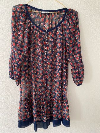 luftiges Blumen Kleid von Gina in Grösse 38