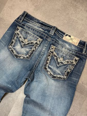 Vintage Miss Me Bootcut Flared Jeans - Grösse M/29