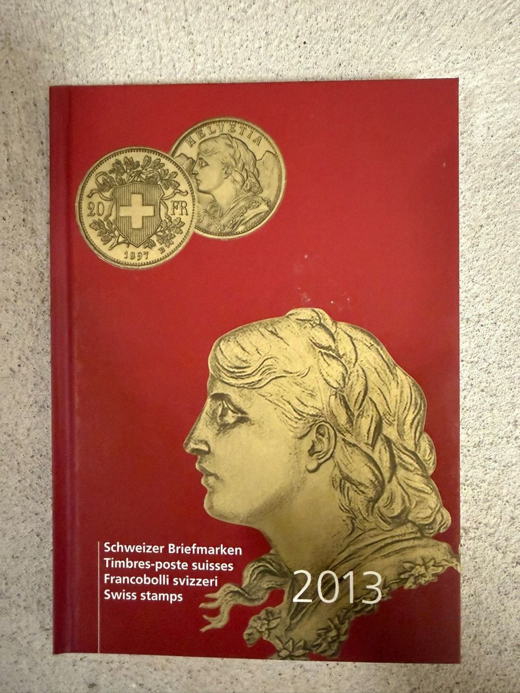 Tutti i francobolli: Jahrbuch der Schweizer Briefmarken 2013 postfrisch – Nuovo (secondo la descrizione) da St. Gallen venduto da K-C1989