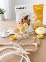 Medela elektrische Milchpumpe Swing Maxi Flex   Zubehör