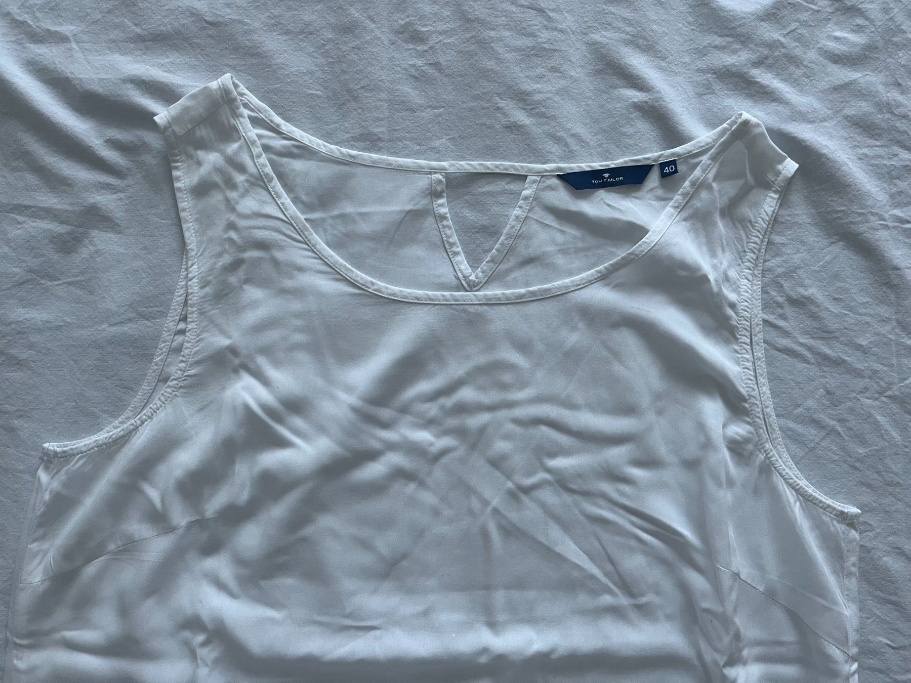 Tom Tailor Tops: Damen Top "Tom Tailor" Farbe weiss, Grösse 40 – Gebraucht aus Jona von Flexer02 1