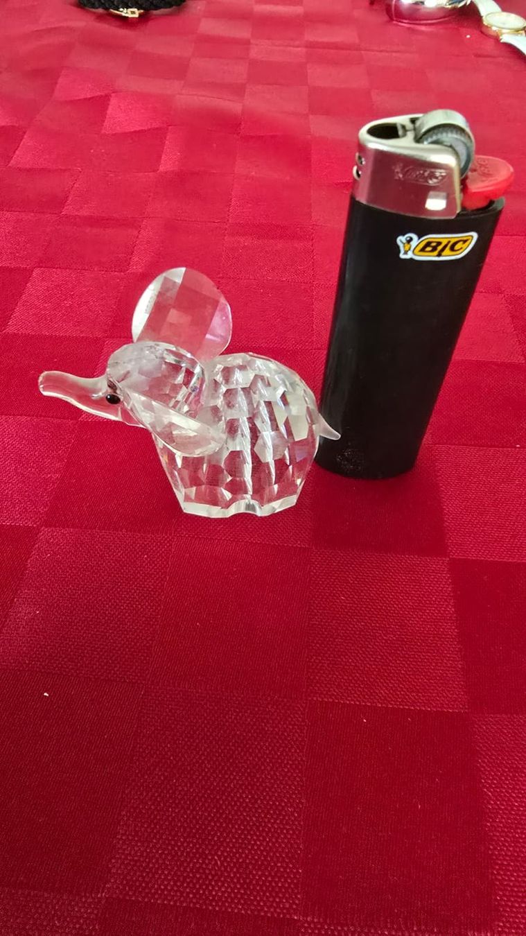 Swarovski Statuette: Swarovski Kristall Elefant – Usato da Meilen venduto da dozi1994 1