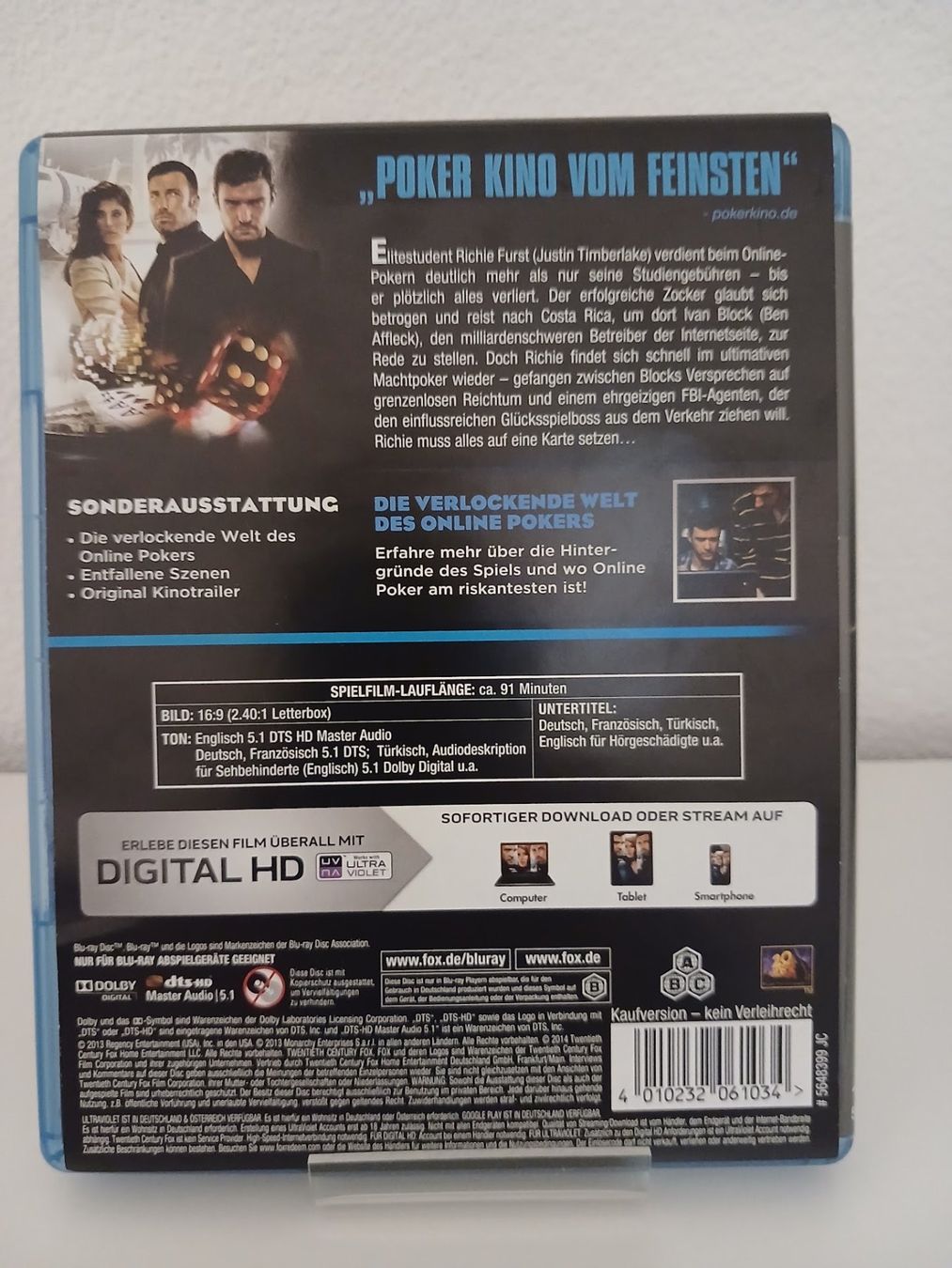 Tutti i DVDs: Runner Runner – Usato da St. Margrethen SG venduto da SamusAran 1