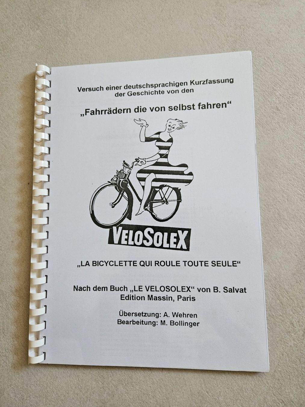 Documents: Velosolex Geschichte – Neuf (Voir description) à Bülach par Steinmaler98
