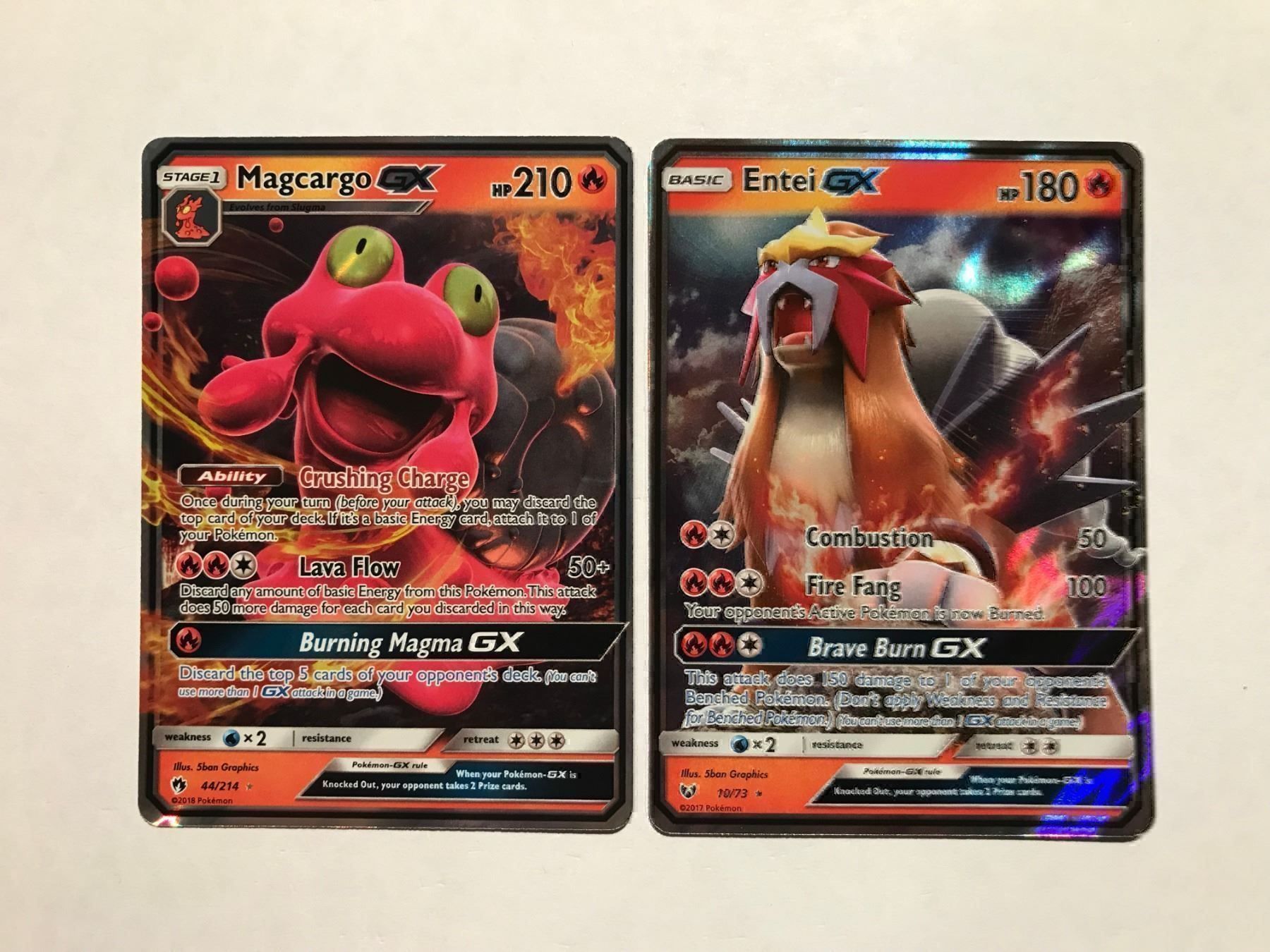 Pokémon Carte collezionabili: GX Set: Entei & Magcargo – Nuovo (secondo la descrizione) da Hagendorn venduto da Pokecollectorch 1