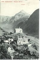 Wassen UR seltene Ansicht Hotel Gamma 1913 sehr gut erhalten