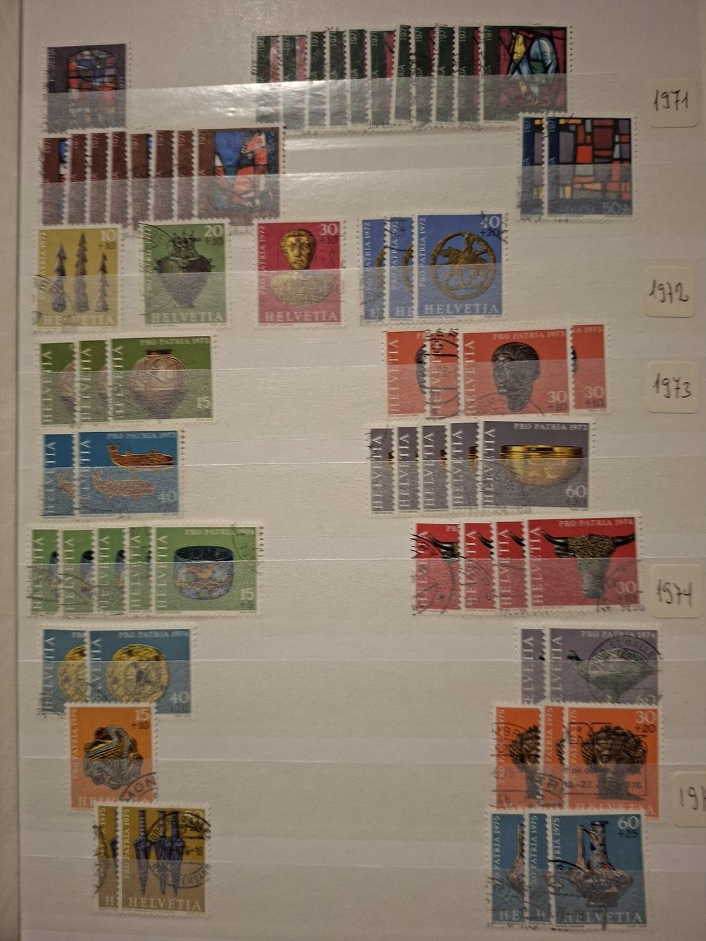 Tous les timbres: Pro Patria Sammlung / dubletten  – D'occasion à Balgach par SIMEON27 4