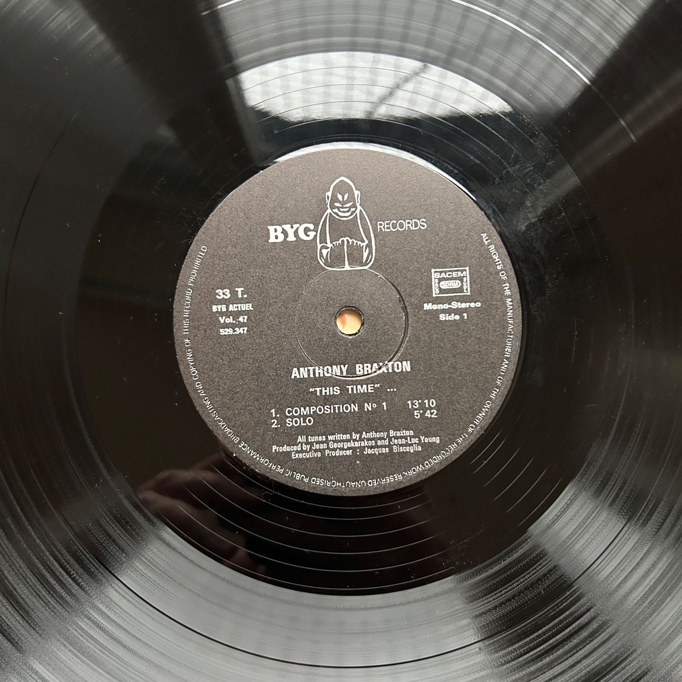 Dischi in vinile: Anthony Braxton This Time... BYG Actuel 47 LP – Usato da Lausanne venduto da Pask1 2