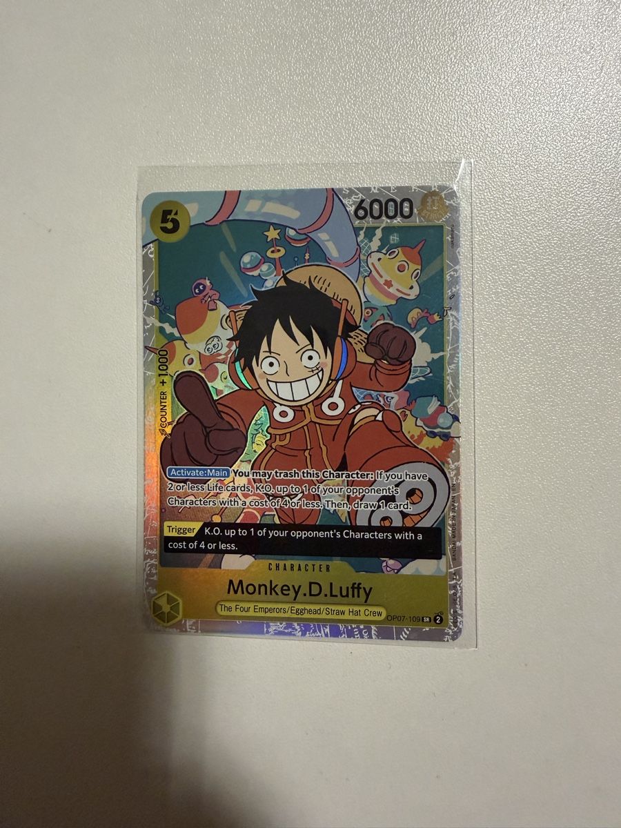 Bandai Sammelbilder & Trading cards: Luffy one piece card – Gebraucht aus S. Antonino von Mc2495
