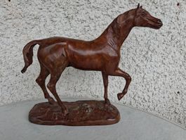 Edle Pferdestatue aus Vollbronze – massiv (3,8 kg)