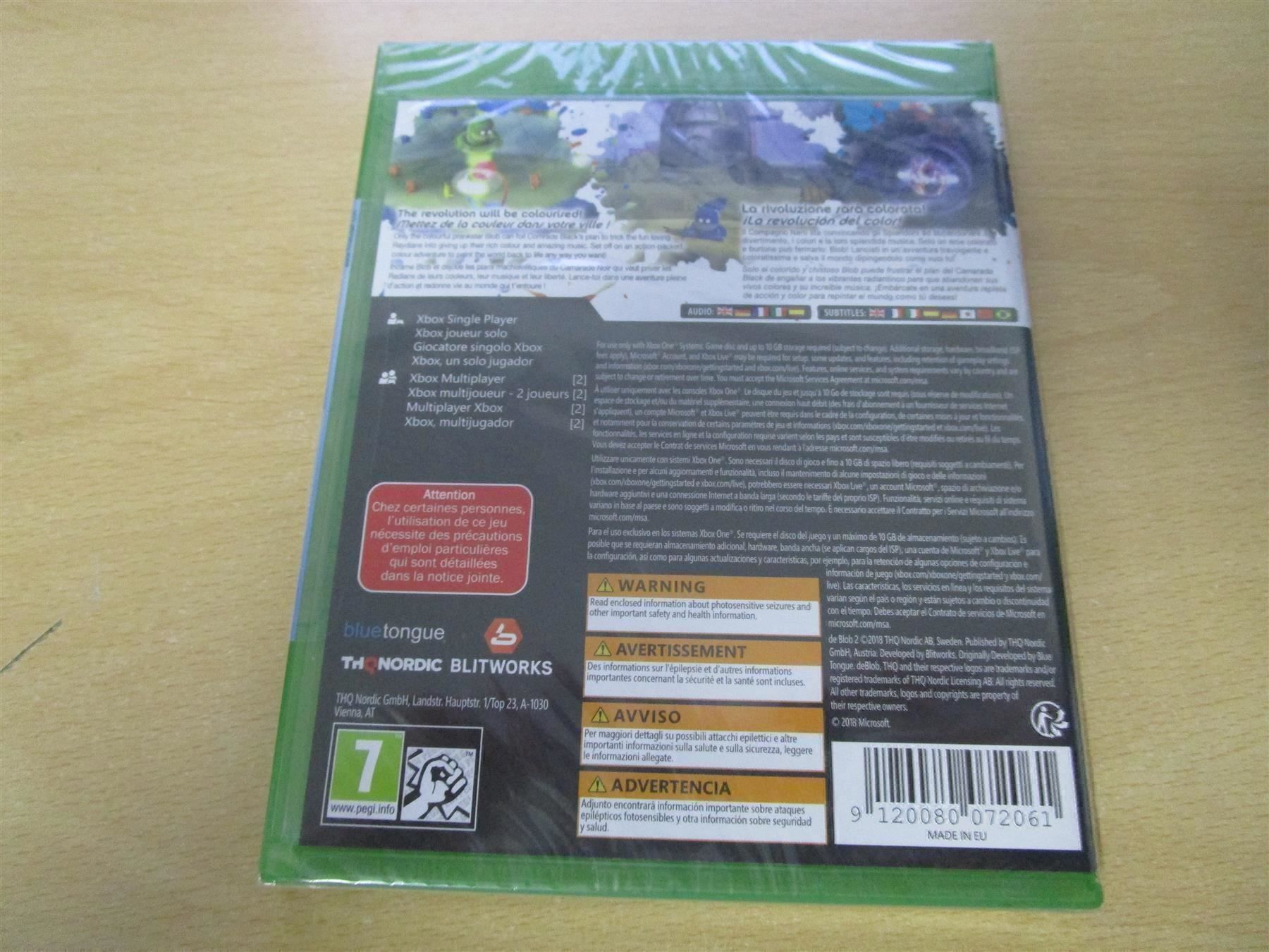 Giochi: de blob 2 Xbox One NEU – Nuovo e nell'imballaggio originale da Goldau venduto da agestuffer 1