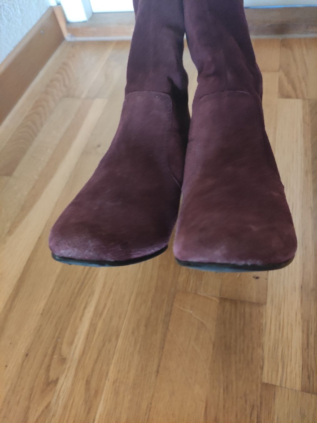 Scarpe da donna: Stiefelette rot bordeaux Gr. 38 Naf Naf – Usato da Schliern b. Köniz venduto da Pecannut 6