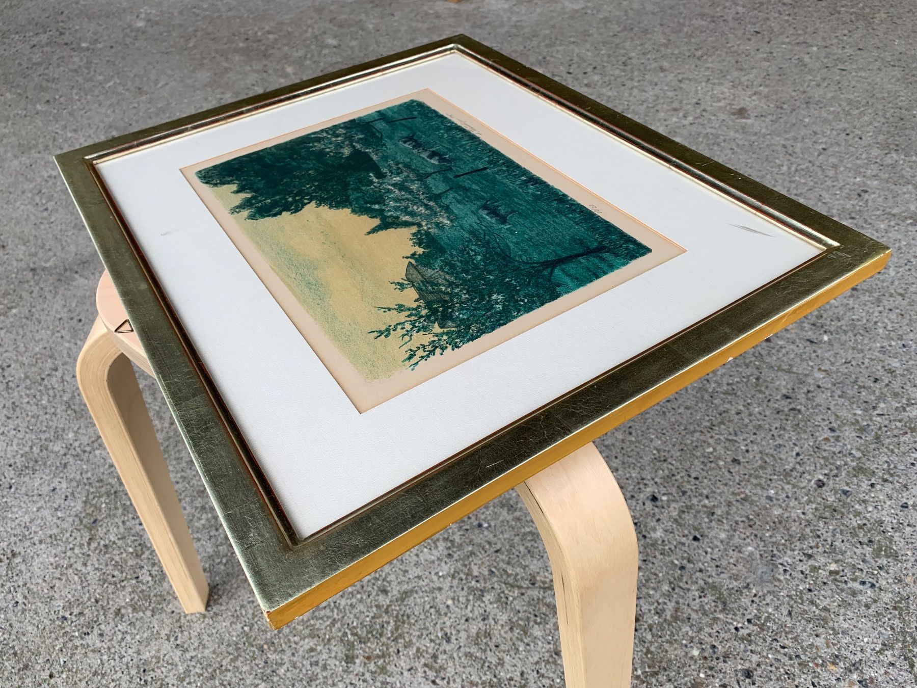 Campanacci mucche: schöne Lithographie von Hansjörg Flückiger – Usato da Feldbach venduto da Olive1 4