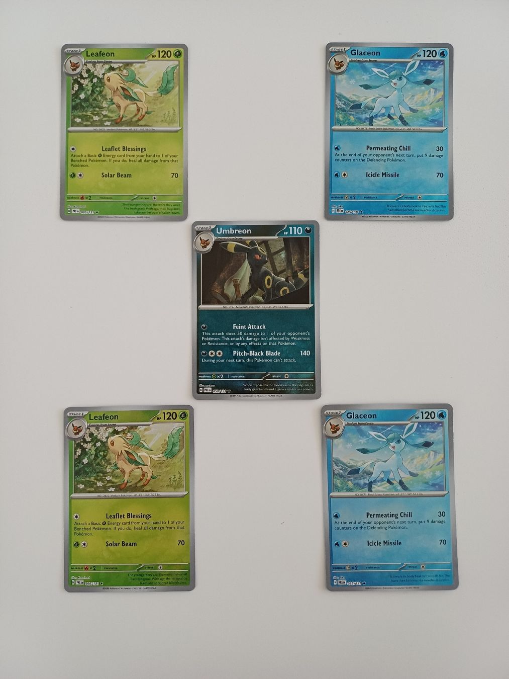 Pokémon Carte collezionabili: 5 Eeveelutions Pokeball Prismatic Evolutions – Nuovo (secondo la descrizione) da Wohlen AG venduto da LXFreshK_