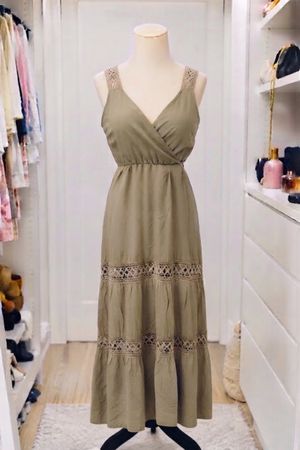Maxidress boho 100% Baumwolle