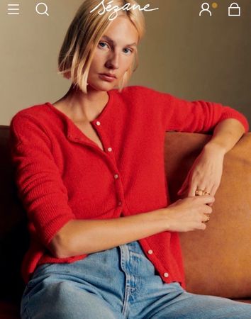 Sézane cardigan Gaspard taille S