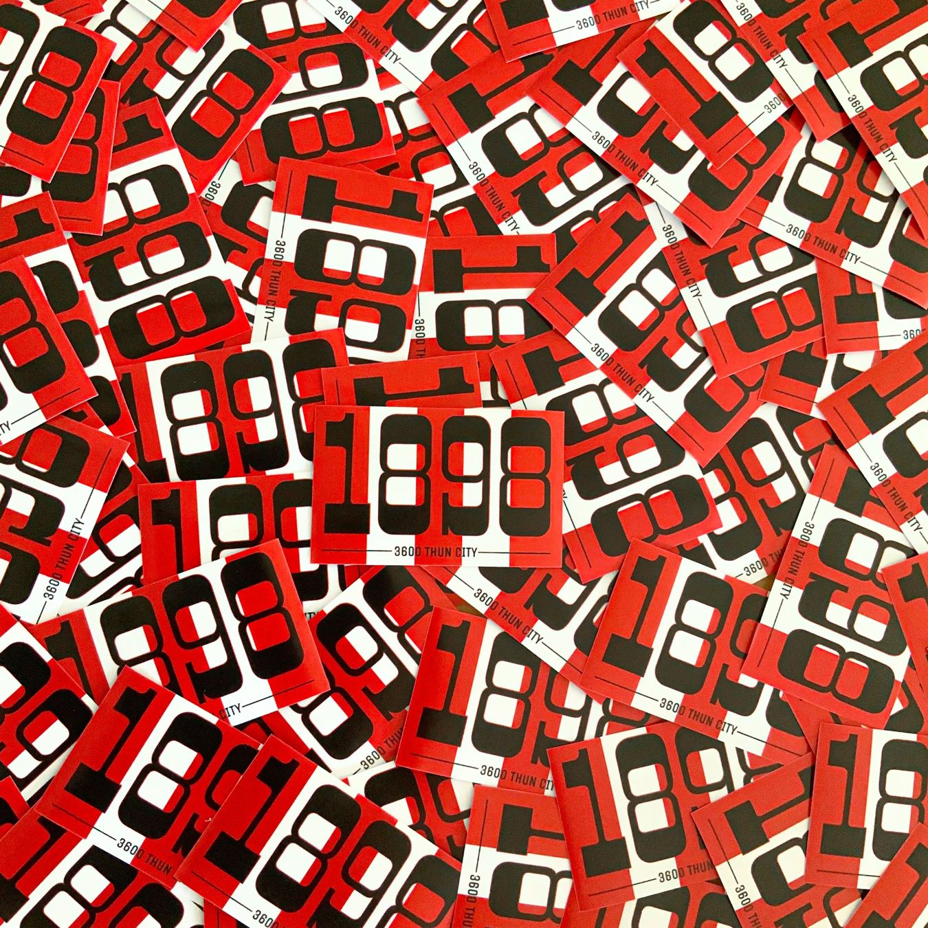 Aufkleber: Sticker FC Thun 50 Stück – Neu (gemäss Beschreibung) aus Züberwangen von ravenixon
