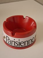 Parisienne Werbe-Aschenbecher Ornamin Rot Weiss Vintage 