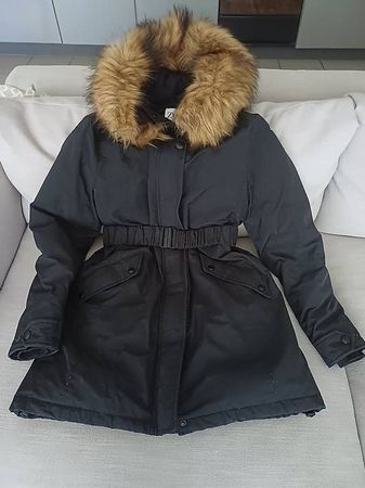 Zara Dreivierteljacke, Größe EU 44, Daunenfüllung