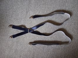 Dunkelblaue Hosenträger, Vintage