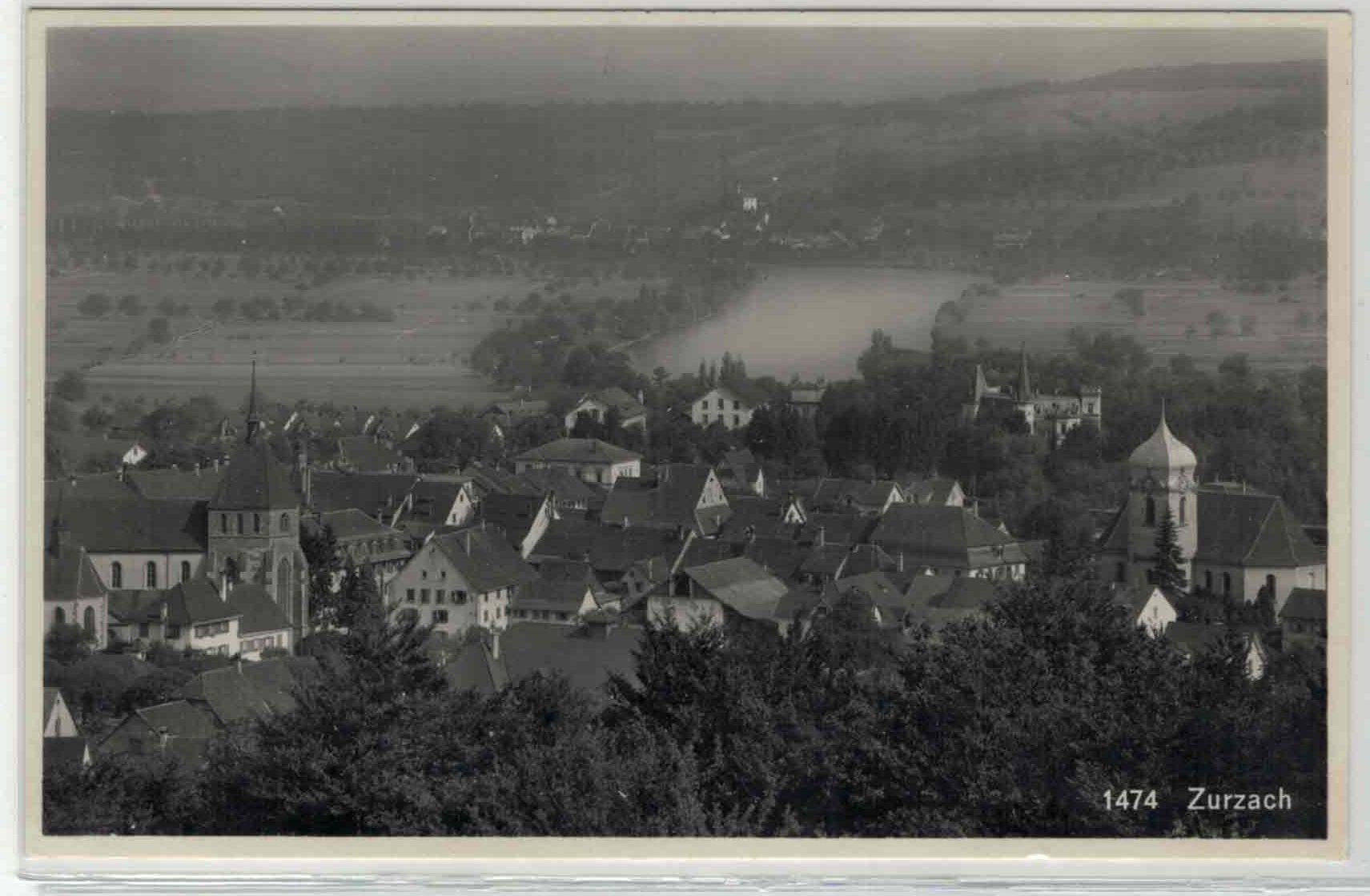 Cartoline postali: AG 301 Zurzach 1936 – Usato da Fribourg venduto da philafri