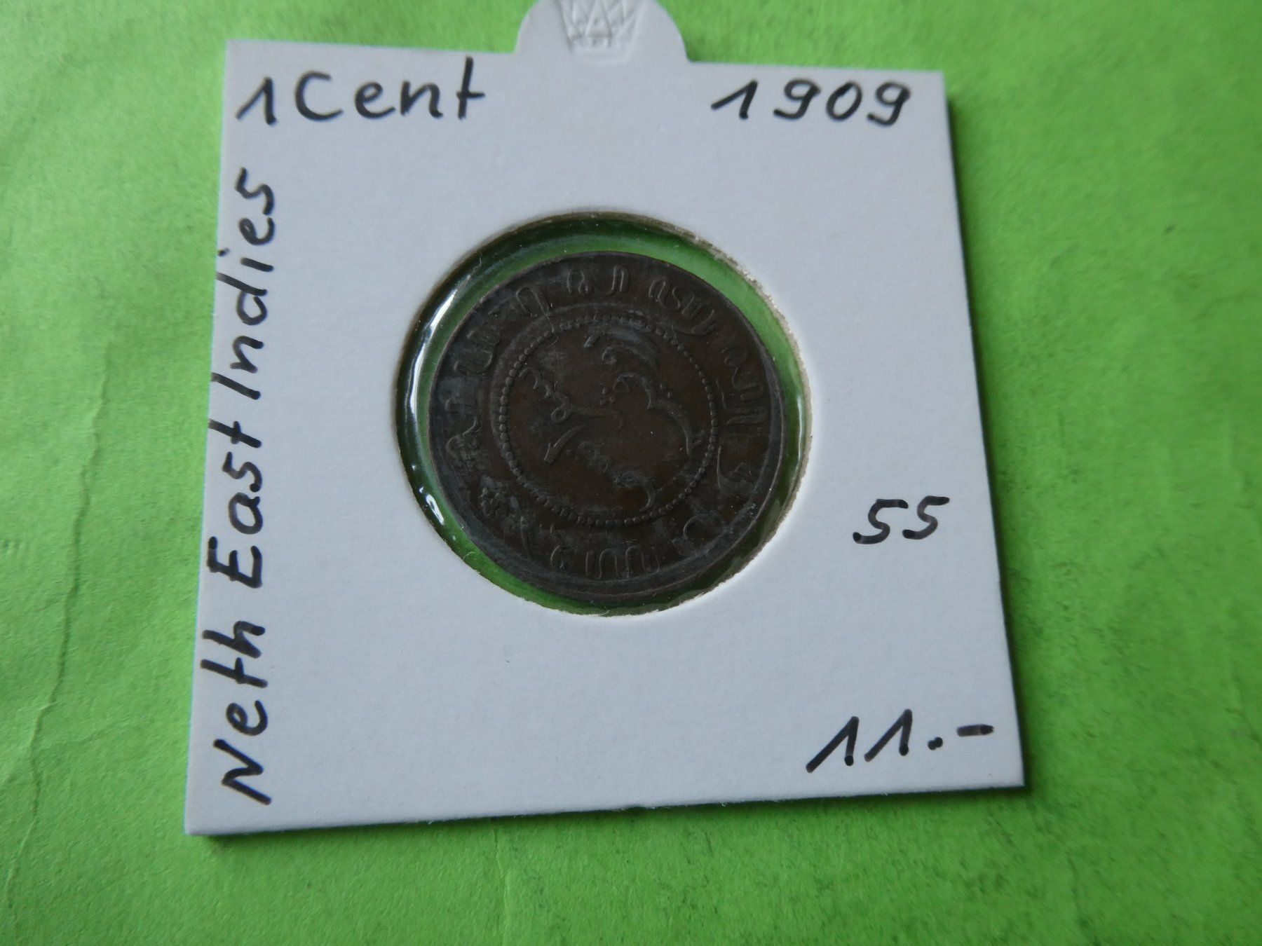 Tutti le monete: NIederländisch Indien 1909, 1 Cent – Usato da Hinterforst venduto da Rohusri