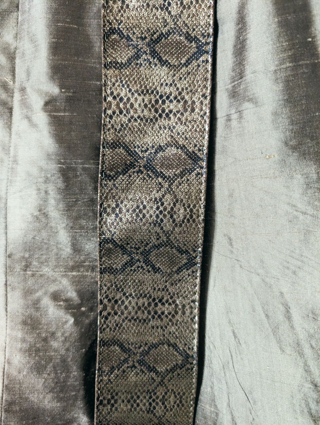 Gürtel: Ceinture or-bronze-marron imprimé serpent – Neu (gemäss Beschreibung) aus Petit-Lancy von lilycerise 8