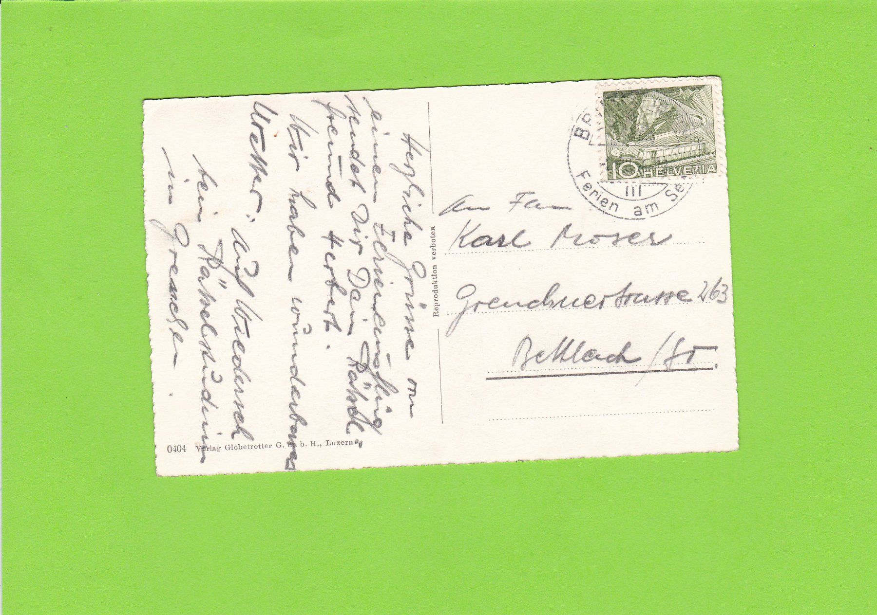 Cartoline postali: Hotel Giessbach – Usato da St. Peterzell venduto da neckertal 1